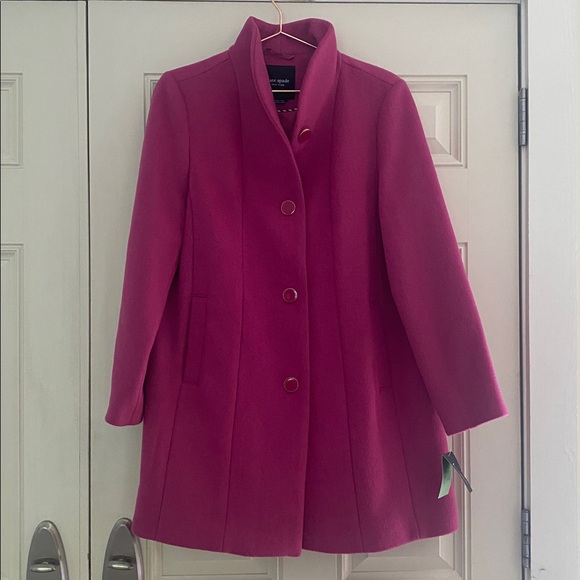 Kate Spade stand collar wool coat - Picture 5 of 8